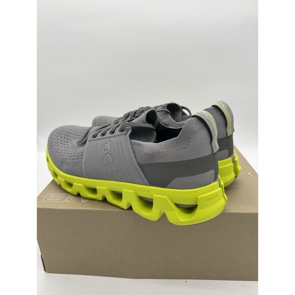 On Cloudswift 4 Alloy Lime Gray Running Sneakers 3MF10133348 Men's Size 11 New - Picture 5 of 9